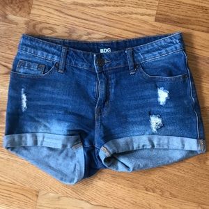 Urban Outfitters high waisted denim shorts